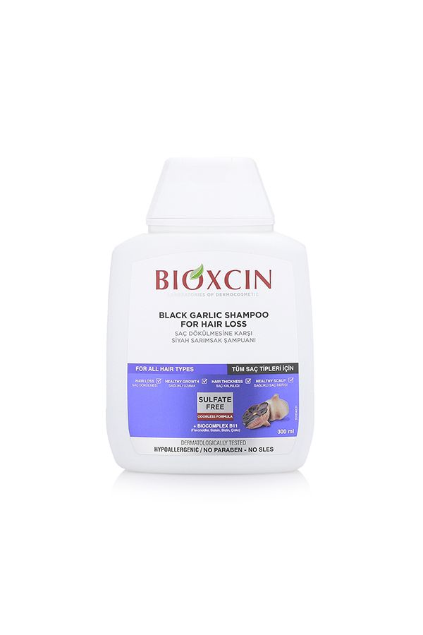 accessories self care BIOXCIN Black Garlic Shampoo For All Hair Types 300ML 5