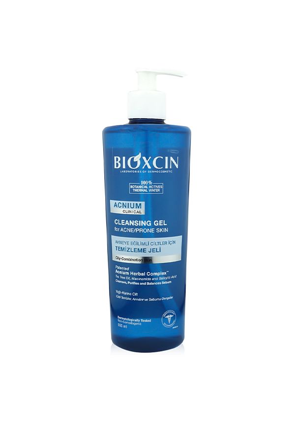 accessories self care Bioxcin Acnium Cleansing Gel for Acne-Prone Skin 500ml 3