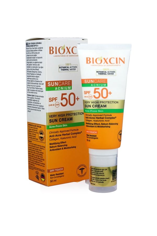 accessories self care Bioxcin Suncare Acnium Spf 50+ Sun Cream Acne Prone Skin 2