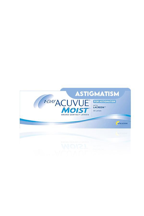prescription johnson johnson 1-DAY ACUVUE MOIST for ASTIGMATISM  30 PACK. 1