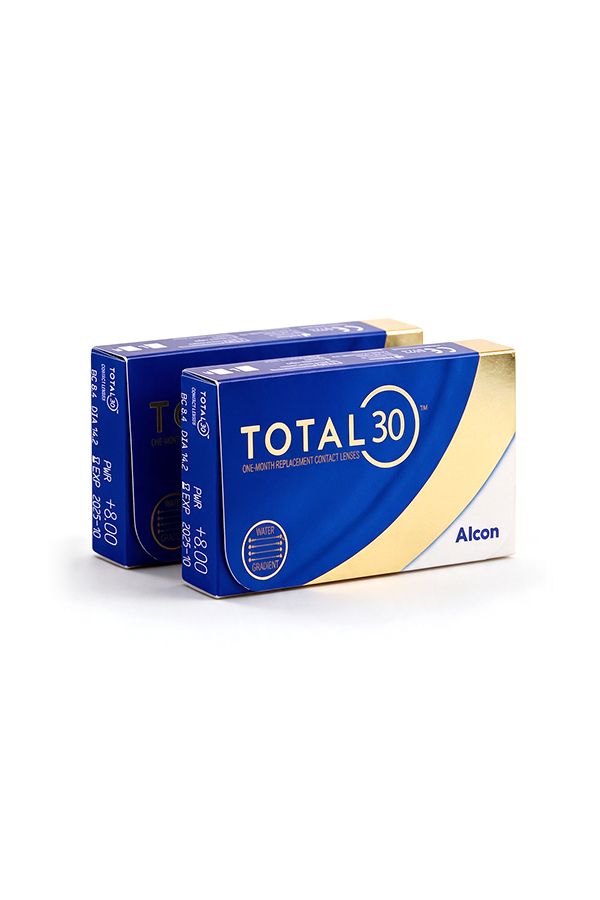 prescription alcon  توتال 30 شهرية 12 عدسة 2